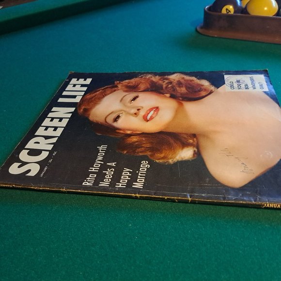 Rare collectable Jan 1954 Screen Life movie magazine Rita Hayworth. - Picture 2 of 8